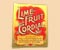 WW1 rations Lime Fruit Cordial label