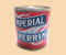 WW1 food Canned Herrings label, 1905.