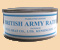 WW1 food XL Army Ration tin label, 1916.