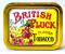 WW1 food TOBACCO label BRITISH PLUCK.