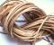 Leather Boot Laces.  Undyed & Brown