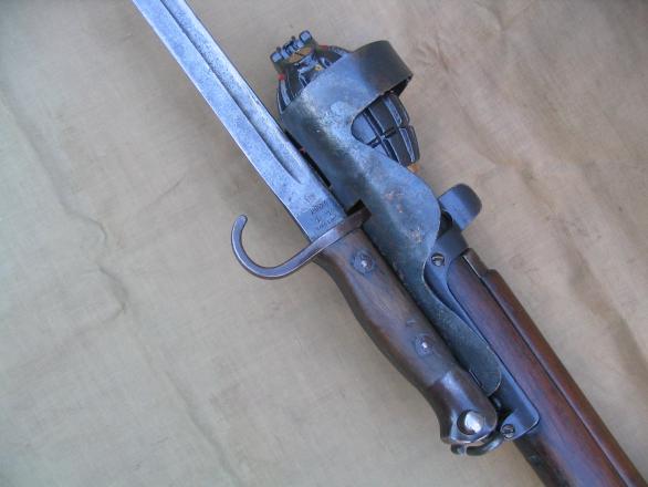 In Rifle grenade use with rod World War 1 Weapons Rifles. In Rifle grenade use with rod