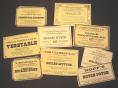 WW1 pictures - Victorian period ration labels.