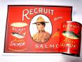 WW1 pictures - Replica U.S. Recruit label.